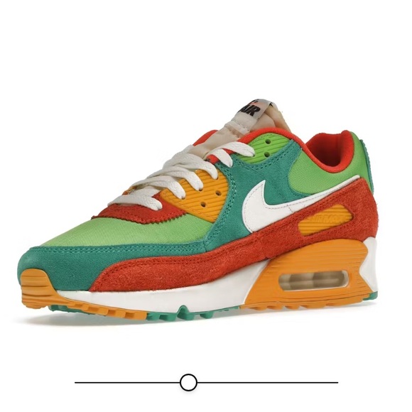 Nike Air Max run club SE 90 Roma green retro Nike color block sneaker - Picture 2 of 4